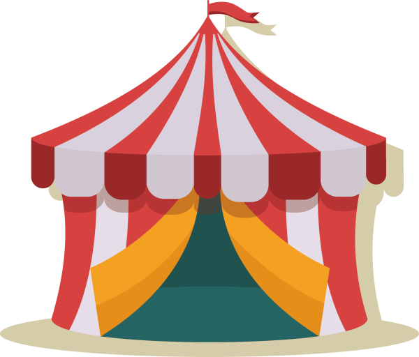 Шапито шатер вектор