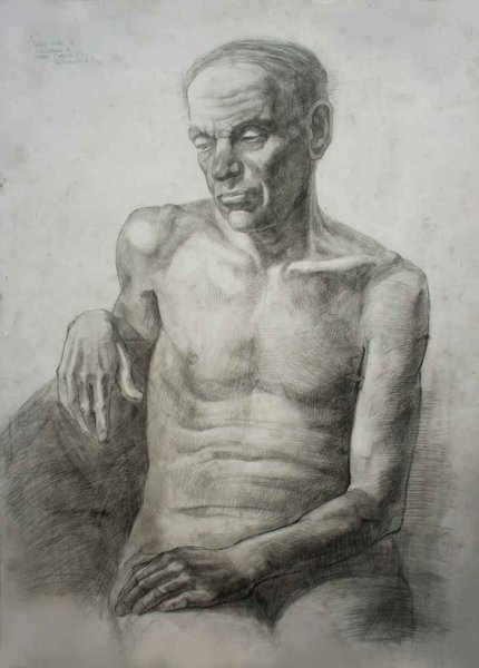 Натюрморт гризайль Академия художеств