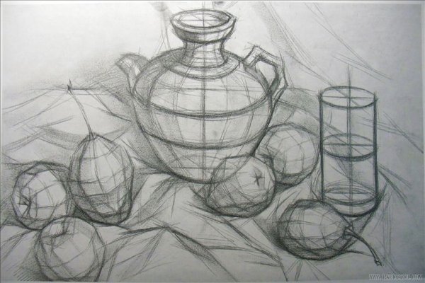 Academic drawing натюрморт