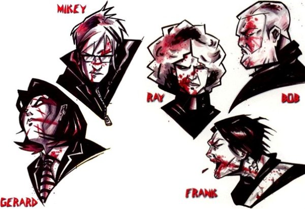 Джерард Уэй рисунок карандашом