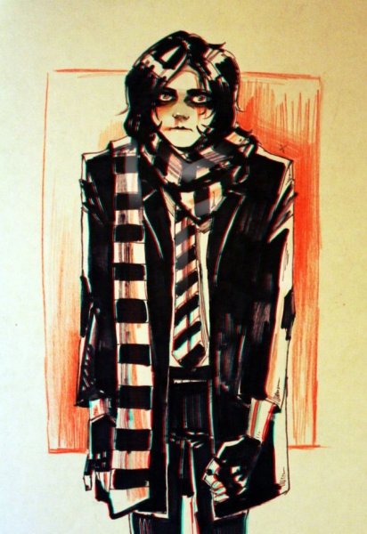 Джерард Уэй зарисовки комиксы