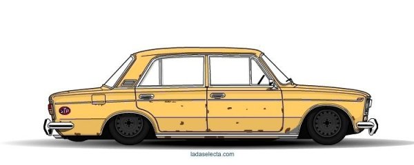 Лада 2103 вид сбоку