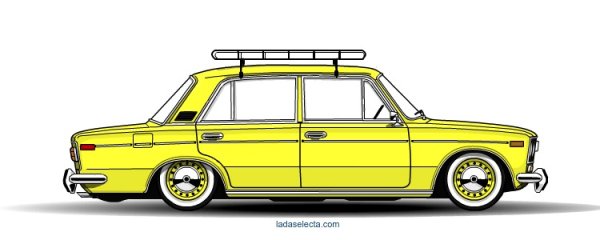 ВАЗ 2106 рисунок сбоку