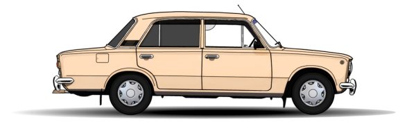 Лада 2101 вид сбоку