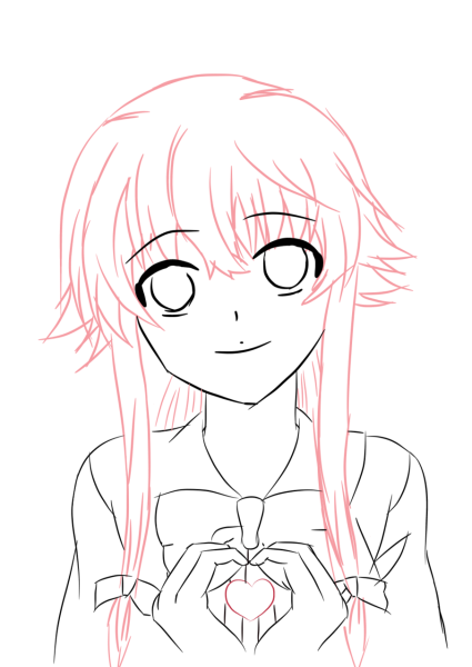 Юно Гасай в полный рост раскраска