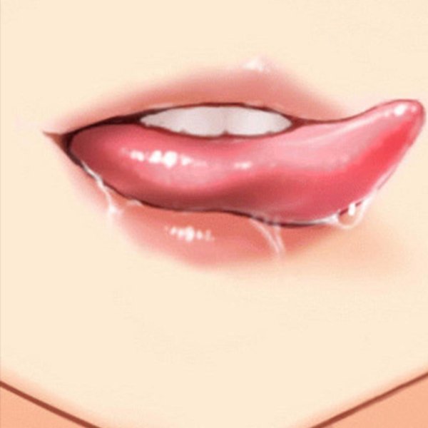 Аниме губы девушки
