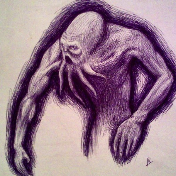 Кровосос сталкер карандашом