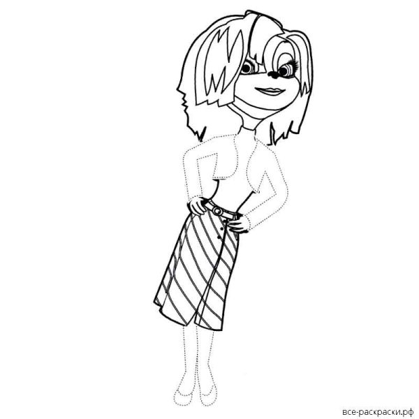 Раскраска Барбоскины мама