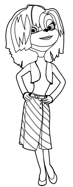 Тимоха из Барбоскиных раскраска