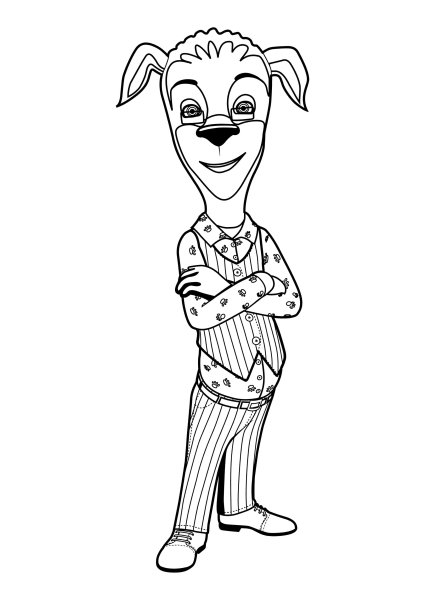 Раскраска Барбоскины мама