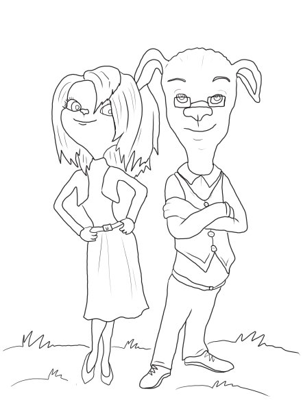 Раскраска "Барбоскины "