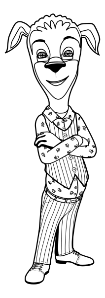 Раскраска Барбоскины с заданиями