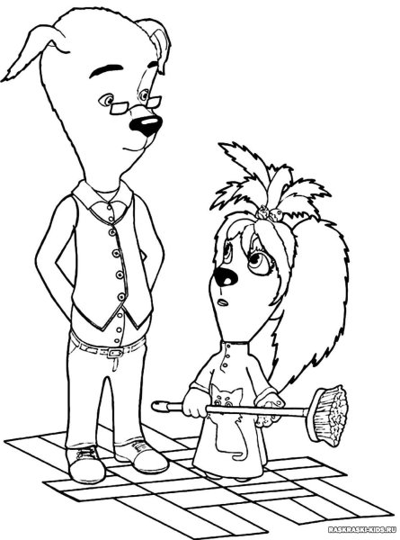 Картинки для срисовки Барбоскины