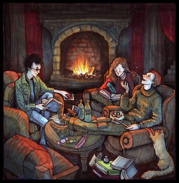 Гостиная Гриффиндора из Гарри Поттера