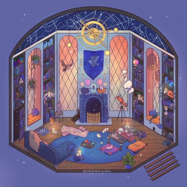 Гарри Поттер гостиная Рейвенкло