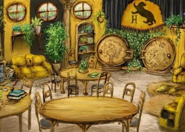 Гарри Поттер гостиная Пуффендуя