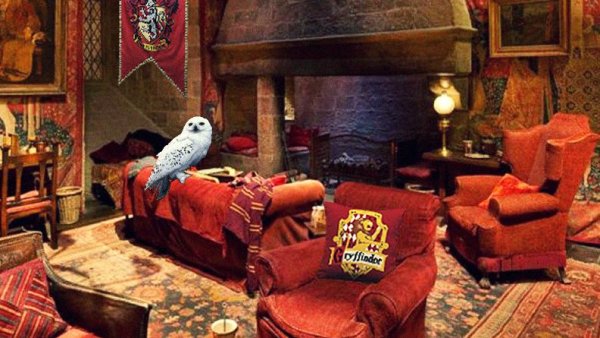 Гостиная Гриффиндора из Гарри Поттера