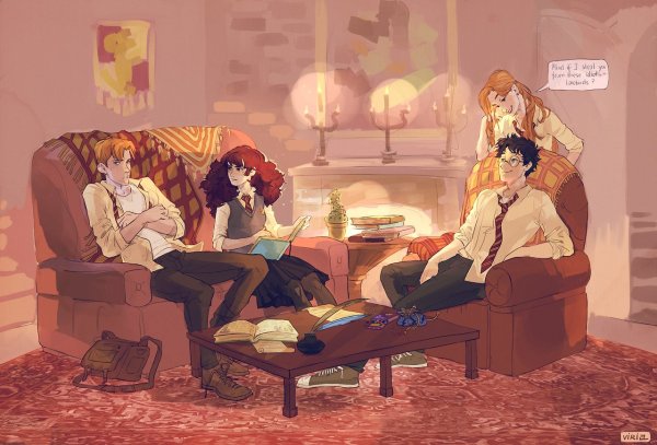 Гарри и Джинни арт Вирия