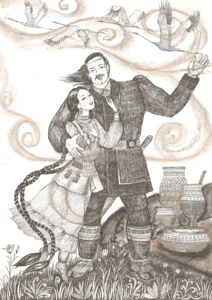 Олонхо Гравюры