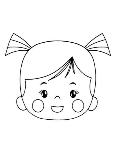 Детские лица мультяшные