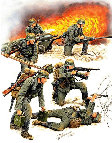 Немецкая пехота второй мировой войны