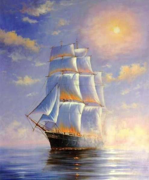 Сергей Минаев корабль живопись