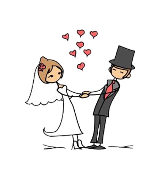 Рисунок на юбилей свадьбы