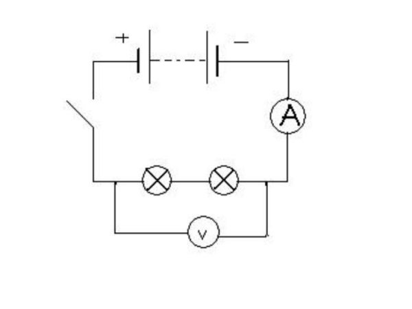 Схема электрическая принципиальная простая