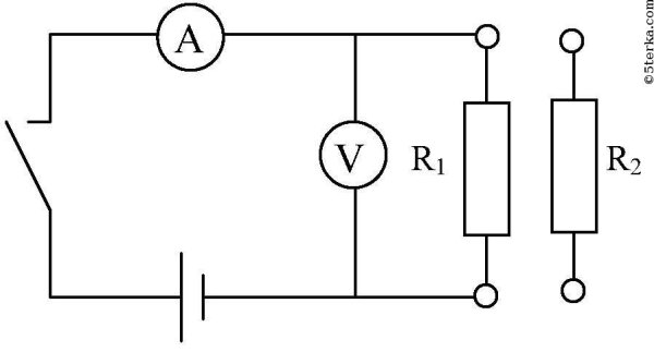 Электрическая цепь из деталей Электроконструктора