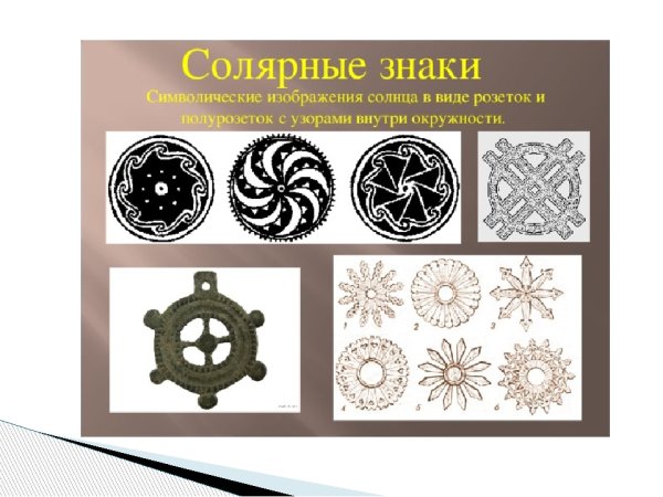 Солярный знак солнца на Руси рисунок