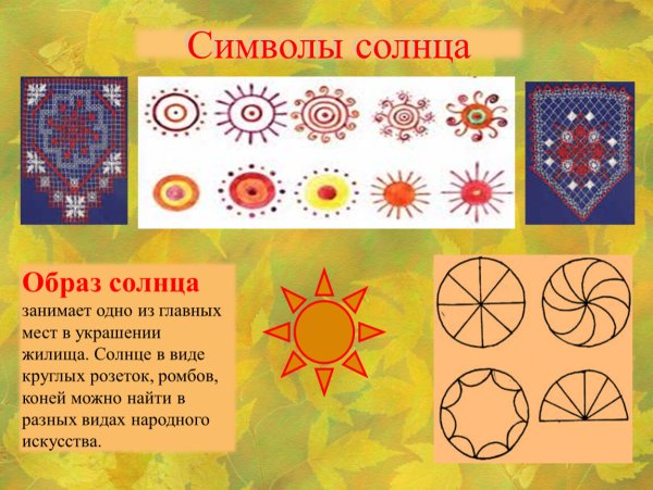 Символ солнца в древней Руси