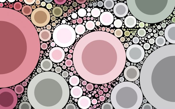 Абстрактный узор круги