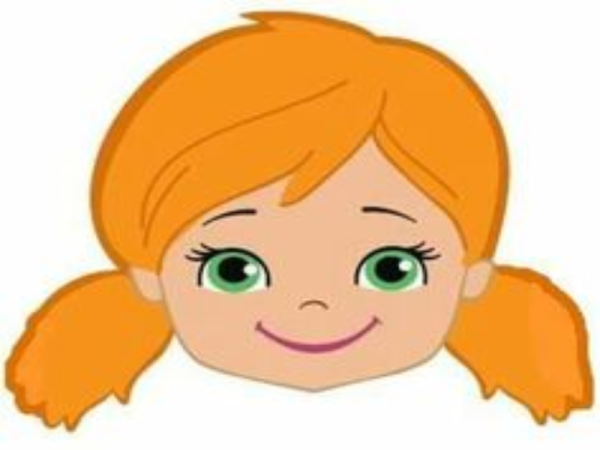 Голова девочки