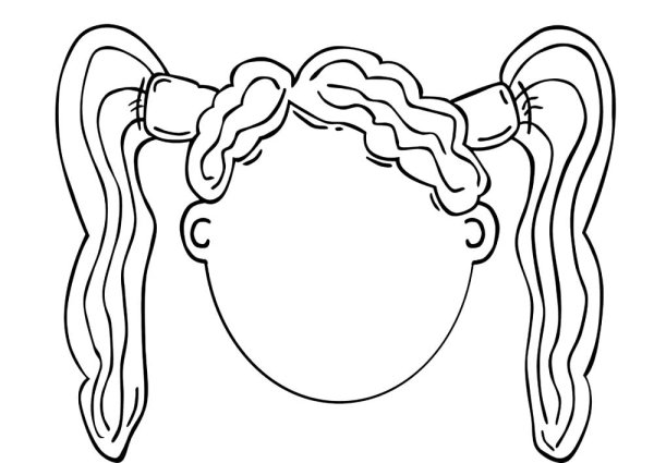 Голова девочки