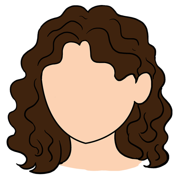 Голова девочки