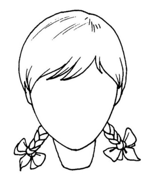 Дорисуй лицо для дошкольников