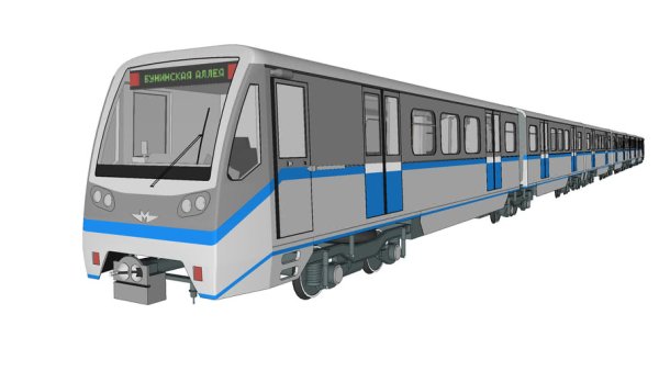 Метропоезд Русич модель