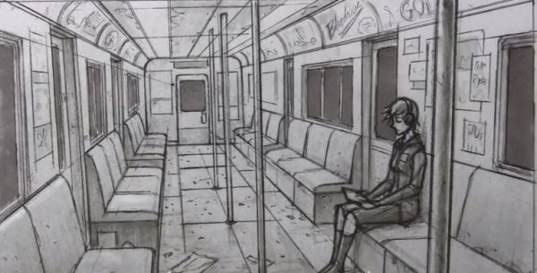 Вагон метро перспектива