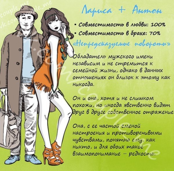 Сергей и Полина совместимость