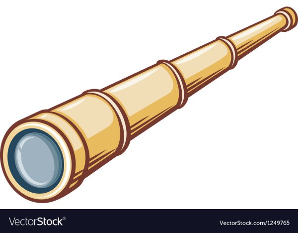 Подзорная труба без фона