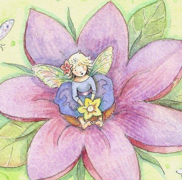 Цветочная Фея рисунок