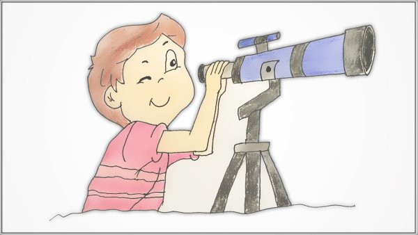 Мальчик с телескопом