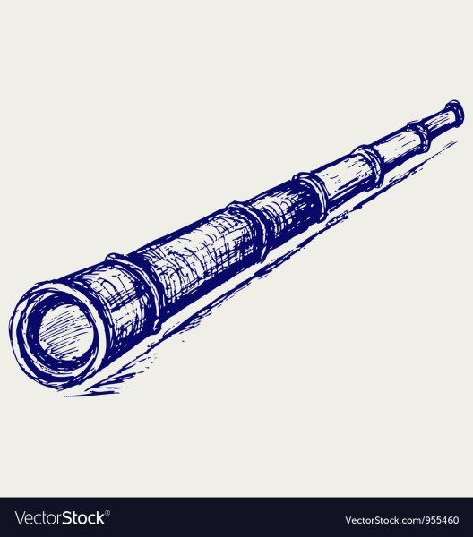 Тату подзорная труба