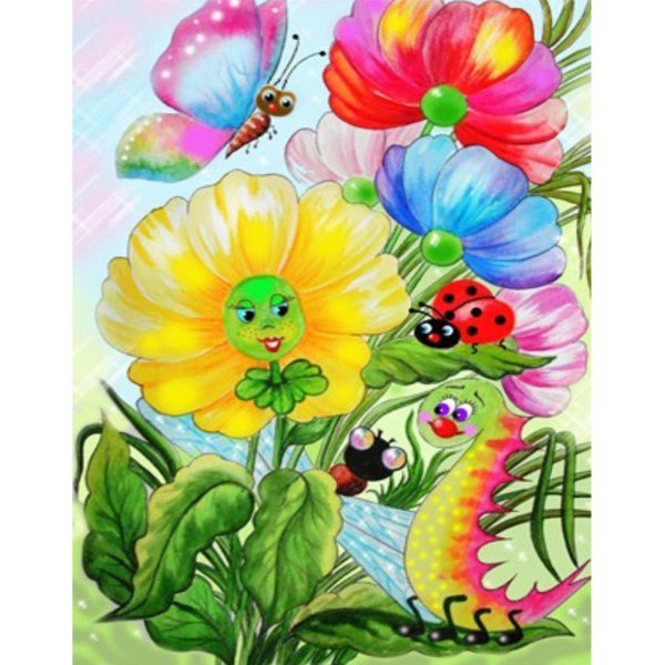 Сказочные цветы для детей