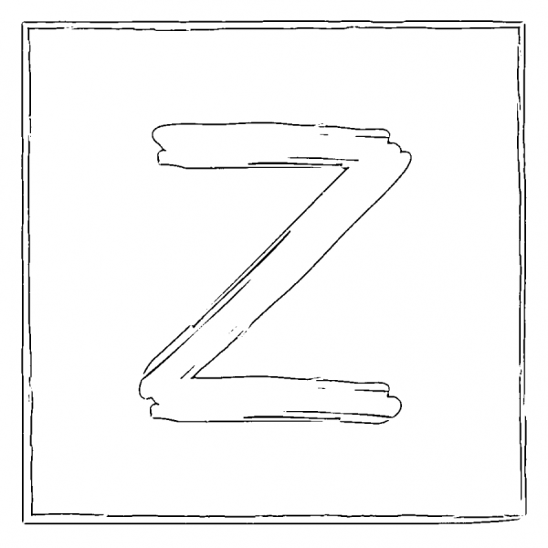 Z раскраска