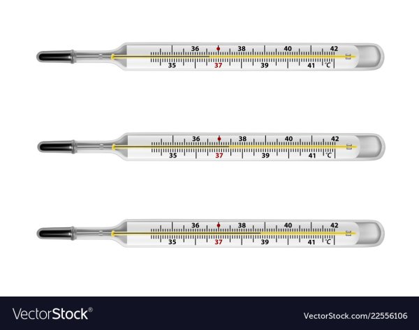 Градусник нарисованный