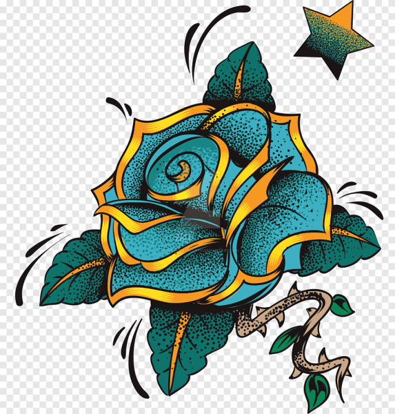 Стилизованные розы