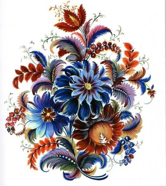 Петриковская роспись Статива