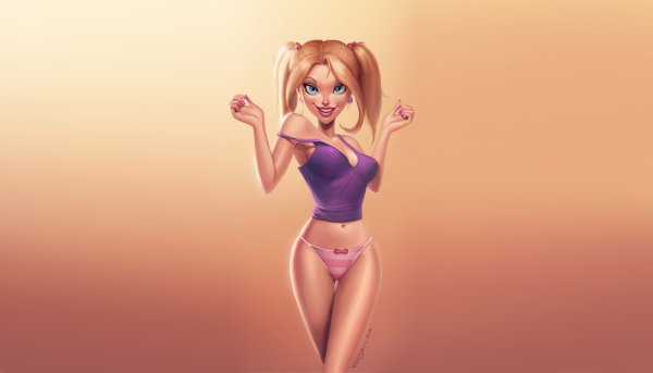 Нарисованные девушки секси