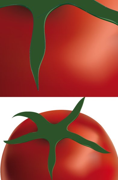 Аппликация помидор